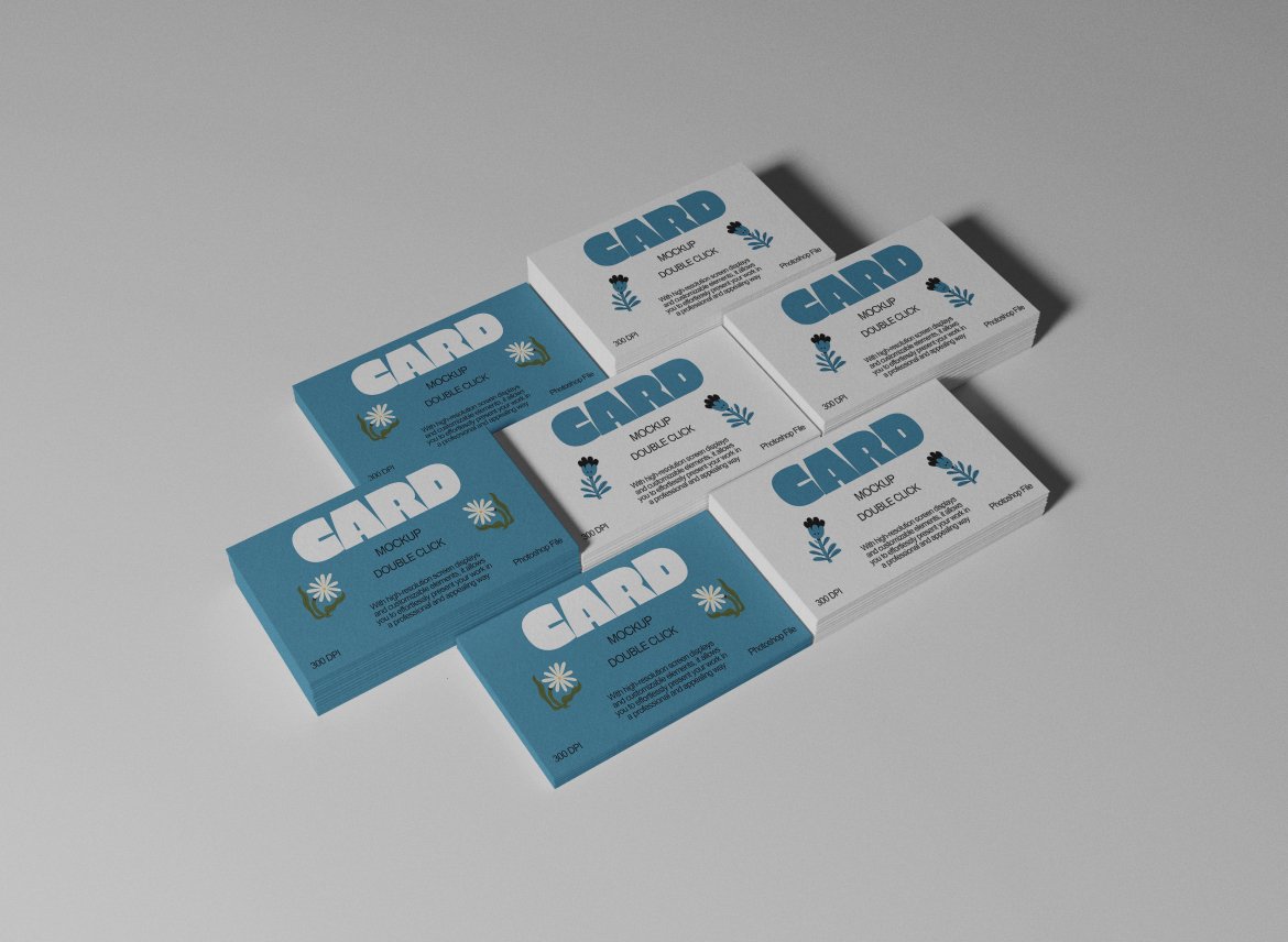 商务名片设计样机 Business Card Mockup