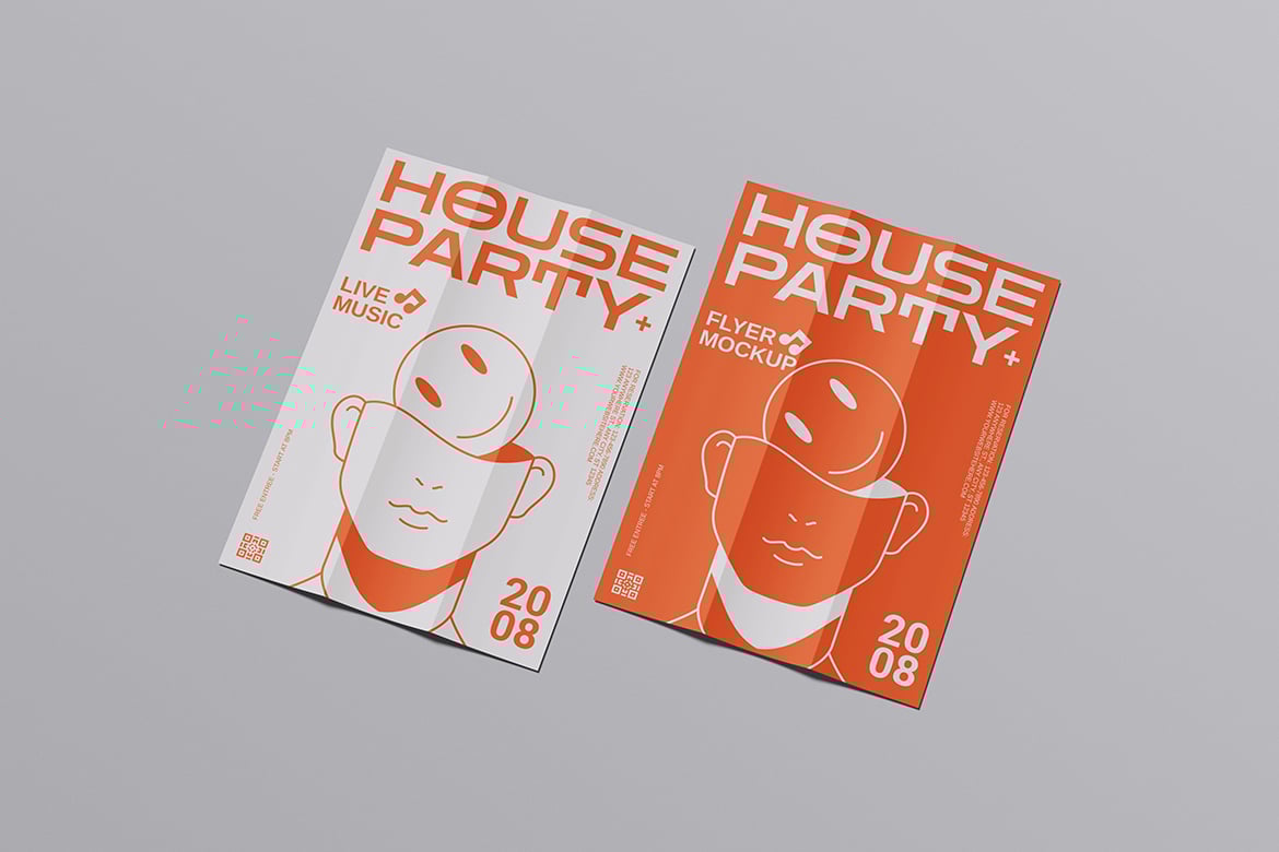 广告传单设计样机 Flyer Mockup