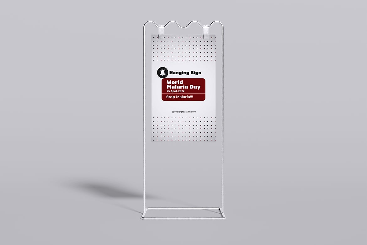 悬挂式标识牌设计样机 Hanging Sign Mockup