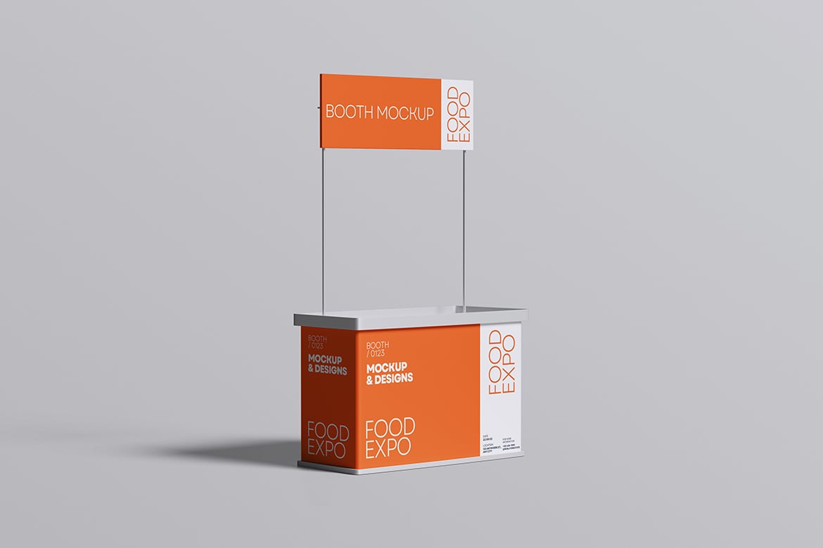 独立展位设计样机 Stand Booth Mockup插图4 独立展位设计样机 Stand Booth Mockup