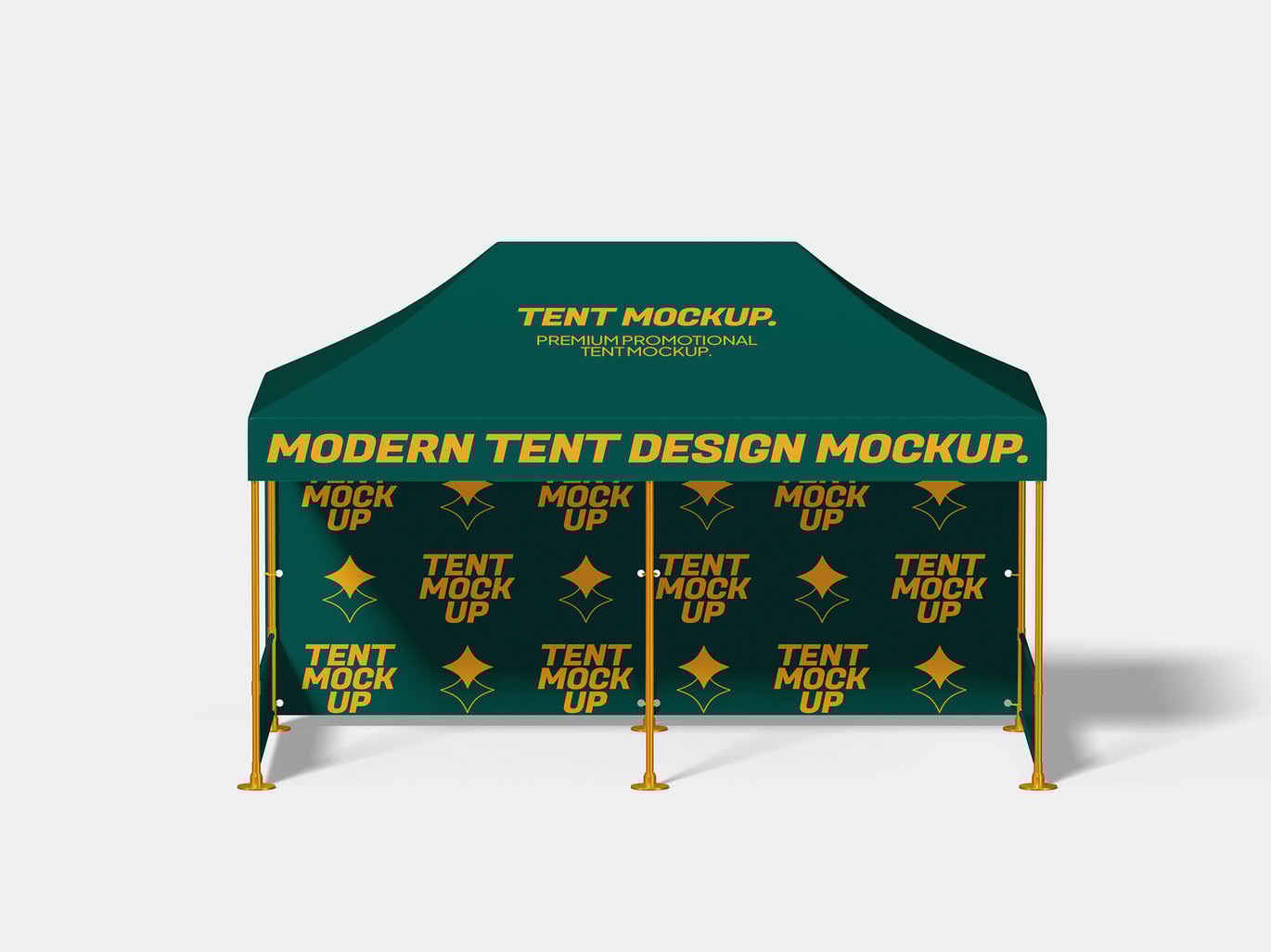 户外帐篷场景展示样机 Tent Mockup