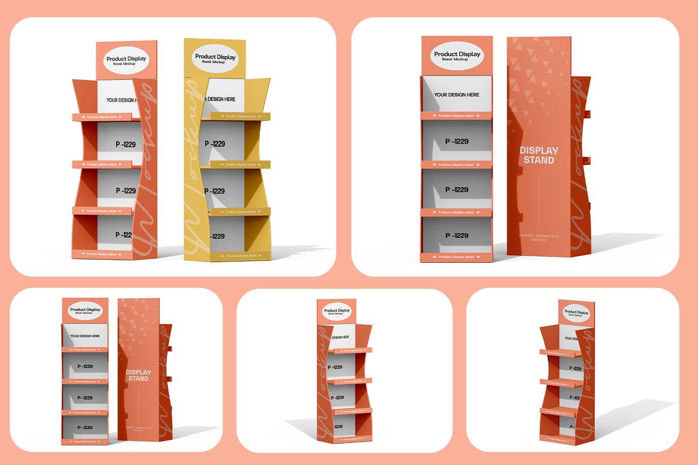 促销产品展示架样机 Promotional Product Display Stand Mockup插图7 促销产品展示架样机 Promotional Product Display Stand Mockup
