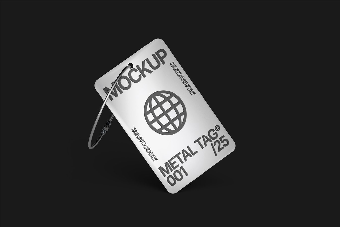 金属标签挂牌设计样机 Metal Label Tag Mockup插图5 金属标签挂牌设计样机 Metal Label Tag Mockup