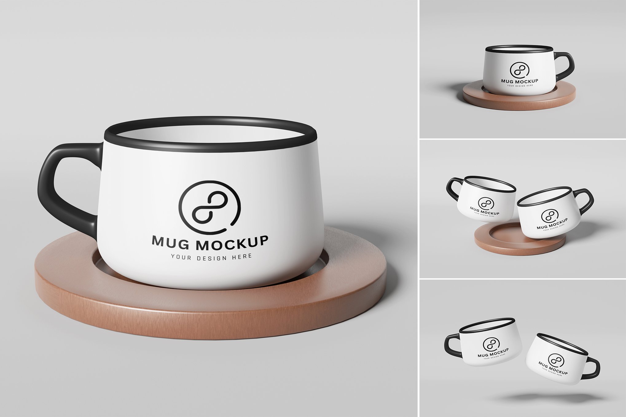咖啡杯设计展示样机 Mug Mockup