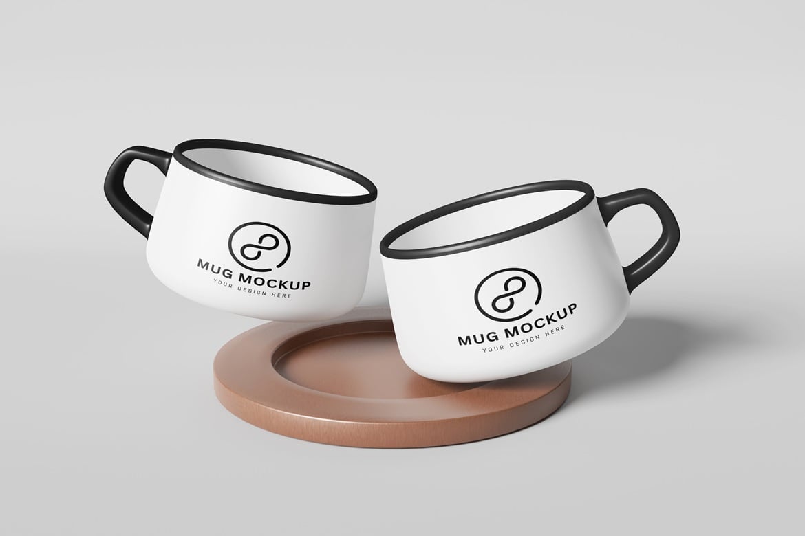 咖啡杯设计展示样机 Mug Mockup