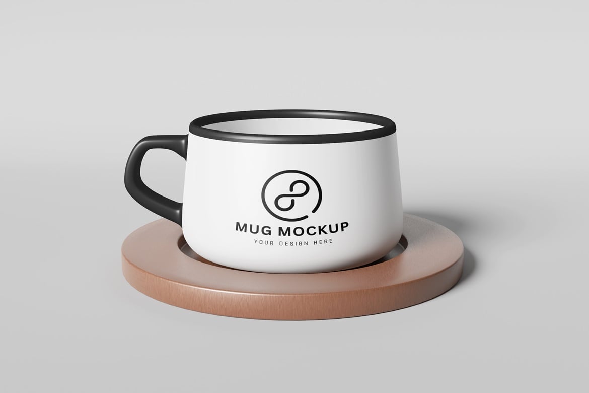 咖啡杯设计展示样机 Mug Mockup