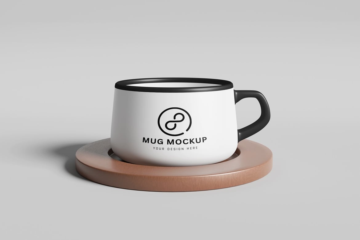 咖啡杯设计展示样机 Mug Mockup