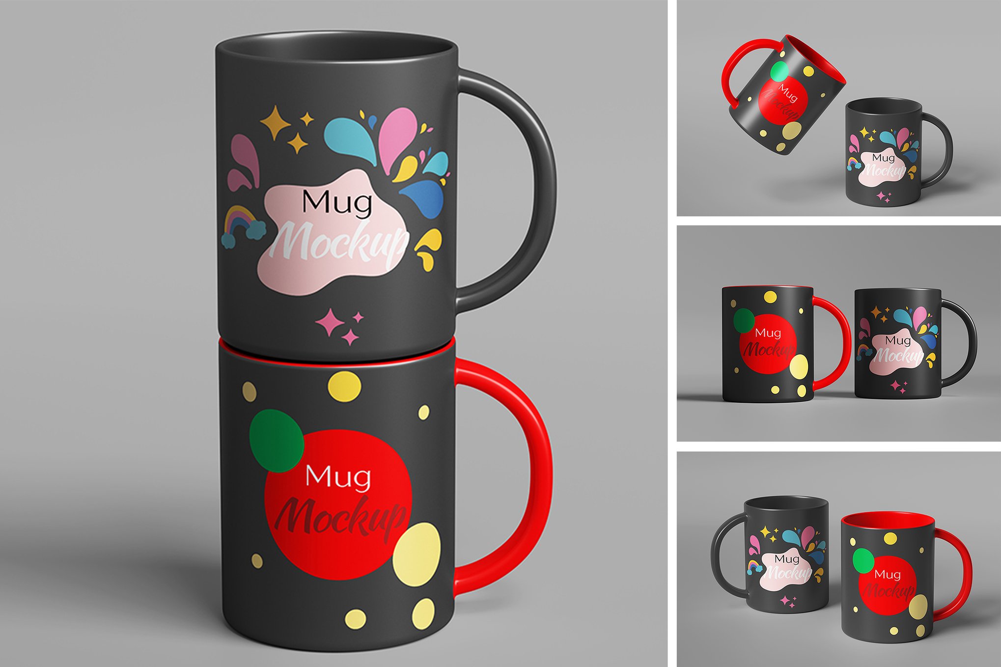 咖啡杯设计展示样机 Mug Mockup