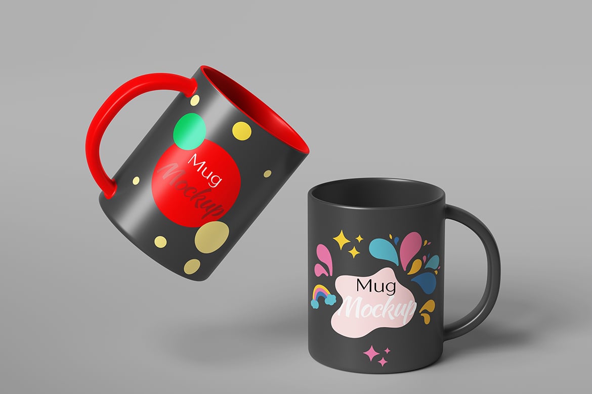 咖啡杯设计展示样机 Mug Mockup