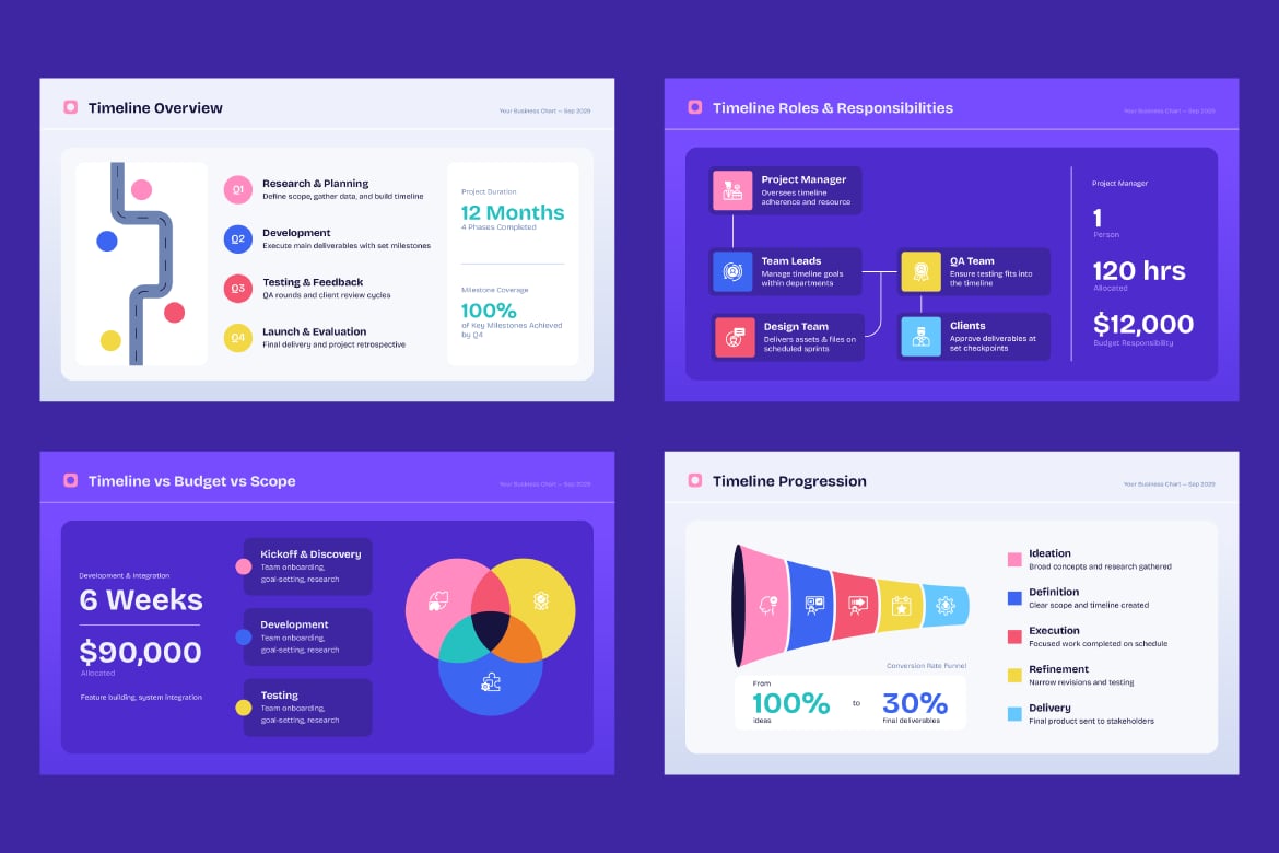 商务图表数据信息图素材 Business Chart Infographics