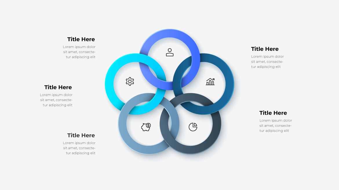 循环信息图图解模板素材包 Cycle Infographic Diagram Templates Pack