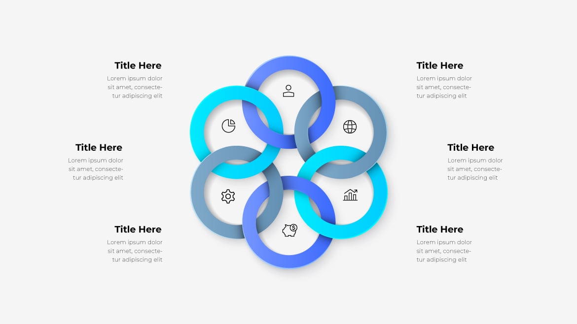 循环信息图图解模板素材包 Cycle Infographic Diagram Templates Pack