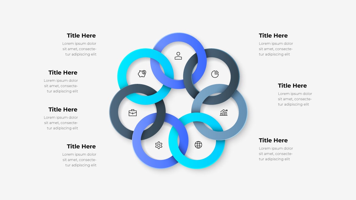 循环信息图图解模板素材包 Cycle Infographic Diagram Templates Pack