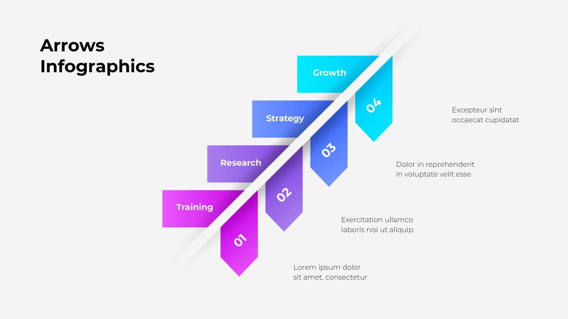 流程箭头信息图模板包 Flow Arrow Infographic Templates Pack插图6 流程箭头信息图模板包 Flow Arrow Infographic Templates Pack