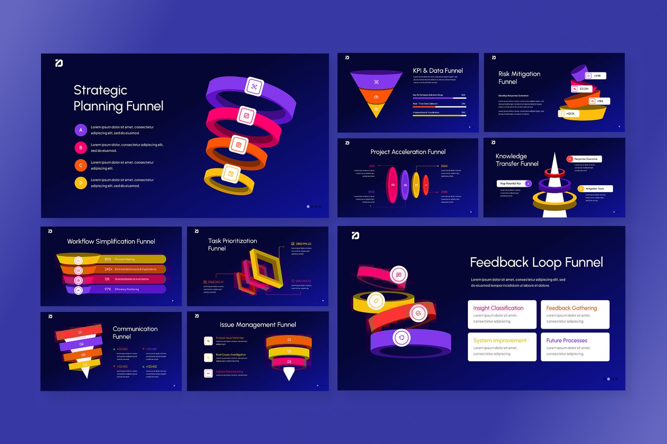 漏斗分析数据信息图表 Funnel Infographic插图1 漏斗分析数据信息图表 Funnel Infographic