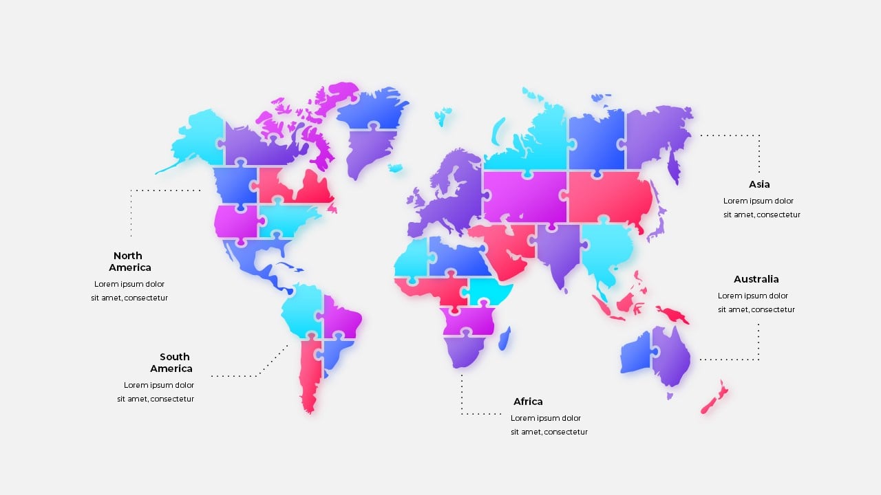 拼图幻灯片信息图模板 Puzzle Infographic Templates for Slides