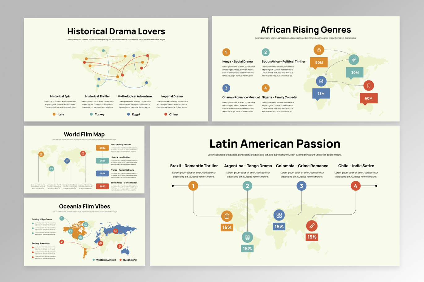 世界地图数据信息图表 World Map Infographics插图2 世界地图数据信息图表 World Map Infographics