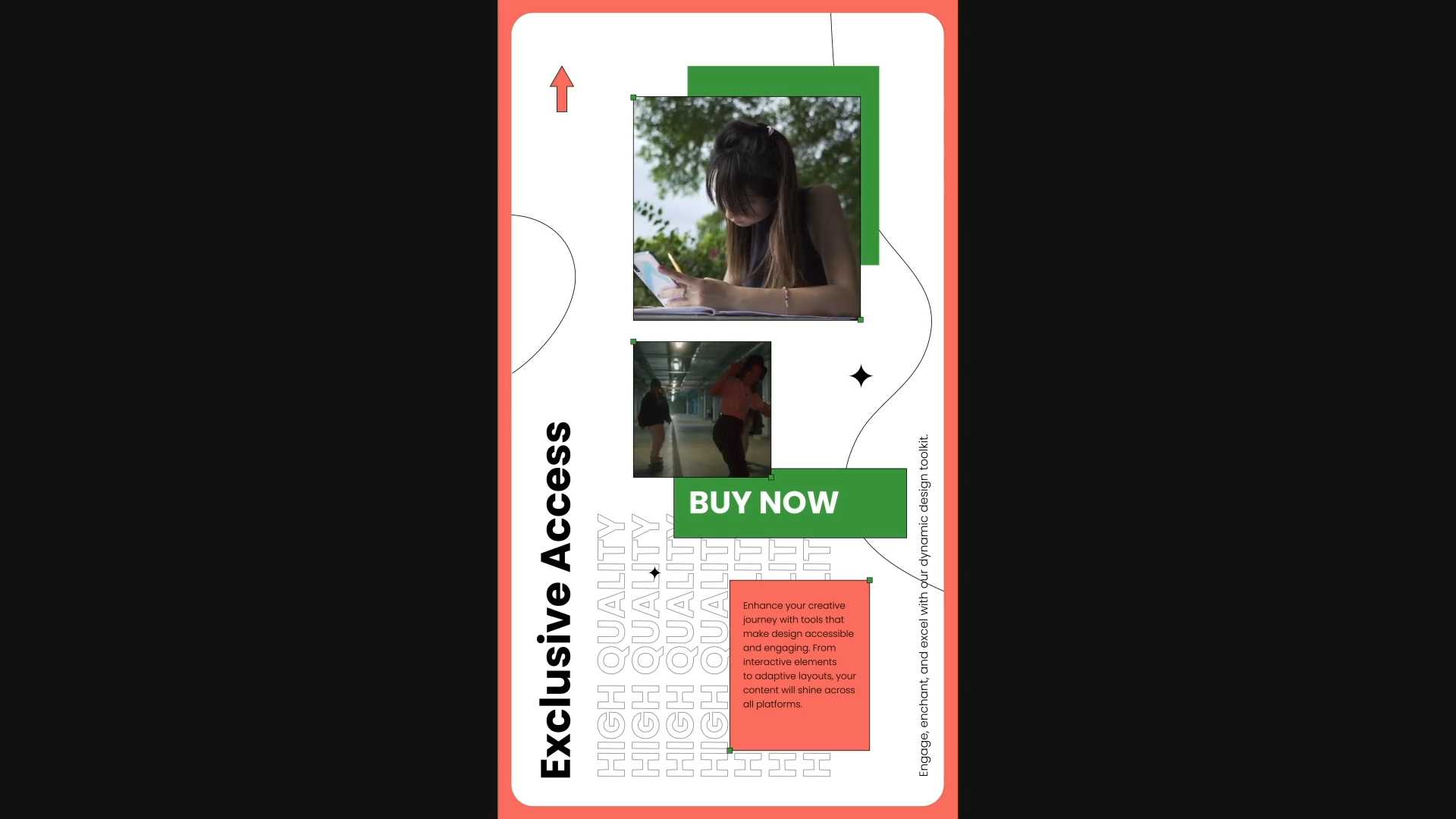 画笔标注社交媒体故事AE模板 Callout Pen Tool Social Media Stories