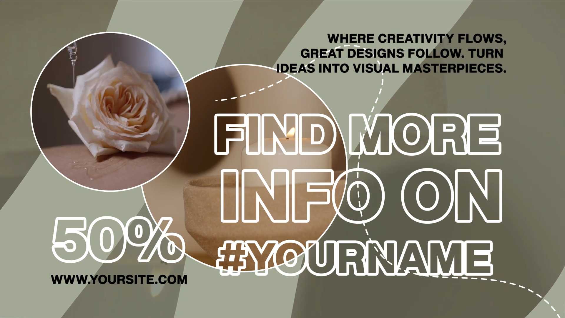 化妆品文字排版动画AE模板 Cosmetics Typography