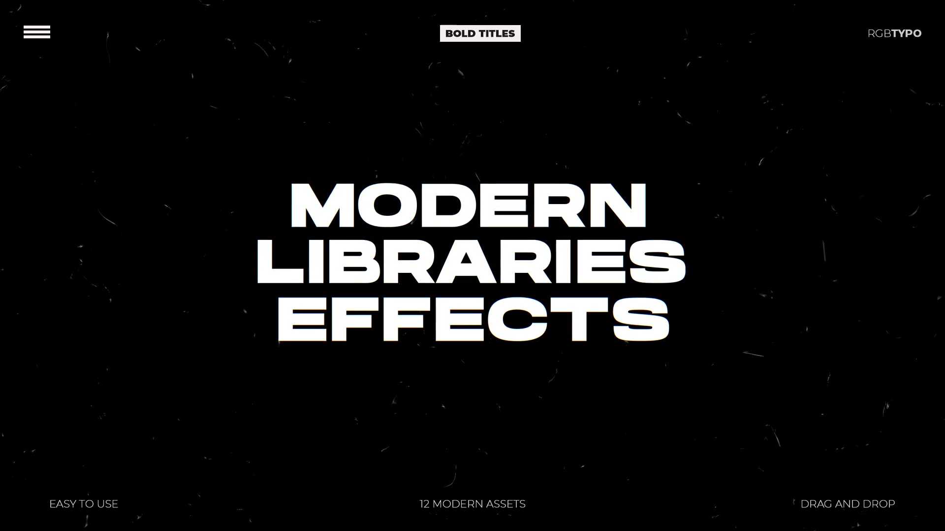 动态节奏标题动画达芬奇模板 Kinetic Rhythm Titles DaVinci Resolve