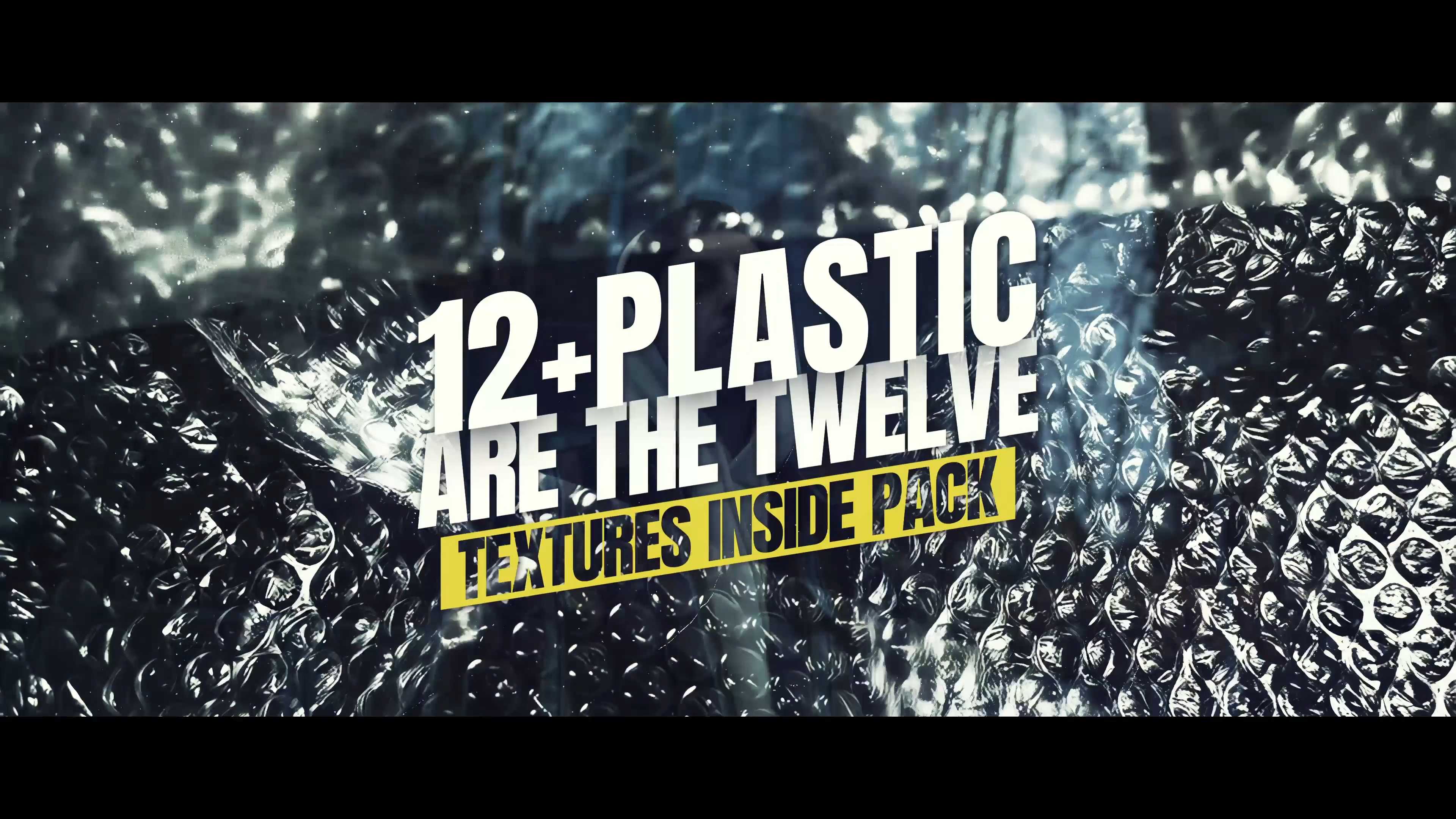 塑料包装气泡褶皱纹理叠加达芬奇模板 Plastic Wrap Overlays Bubble Textures Crumpled