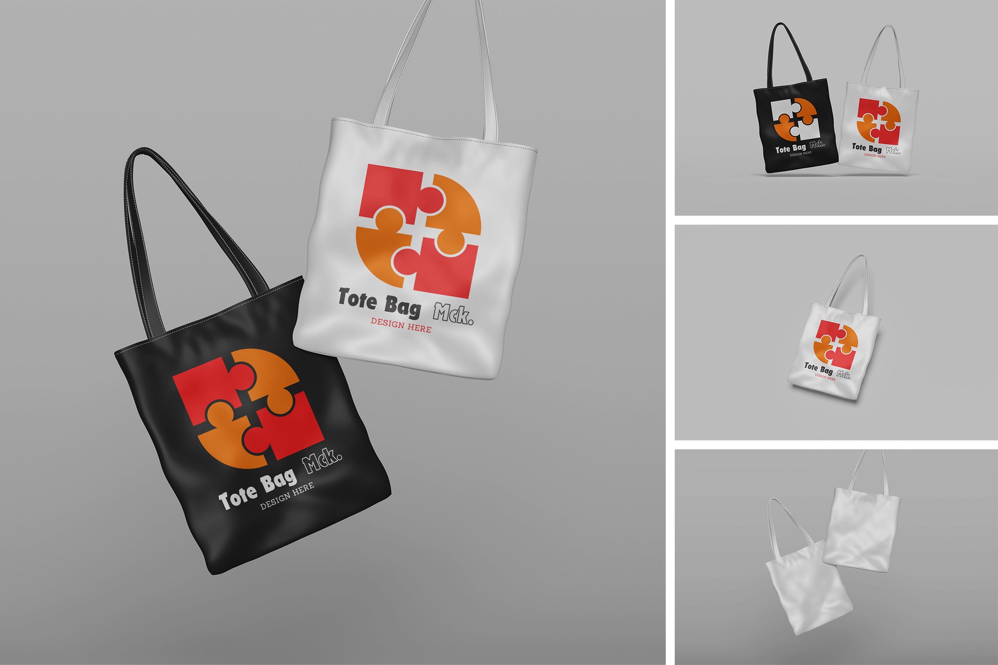 帆布托特包设计样机 Tote Bag Mockup