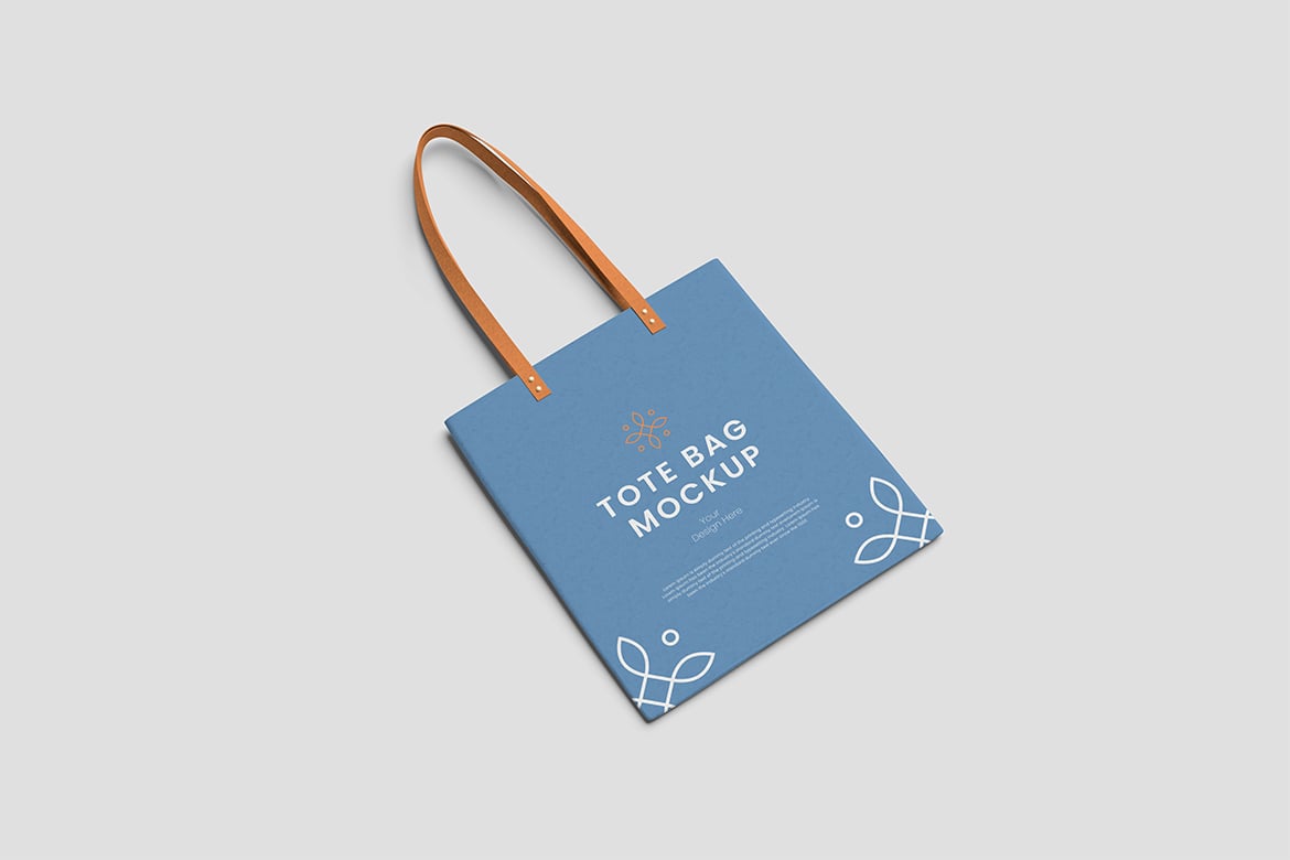 帆布手提袋设计样机模版 Tote Bag Mockup