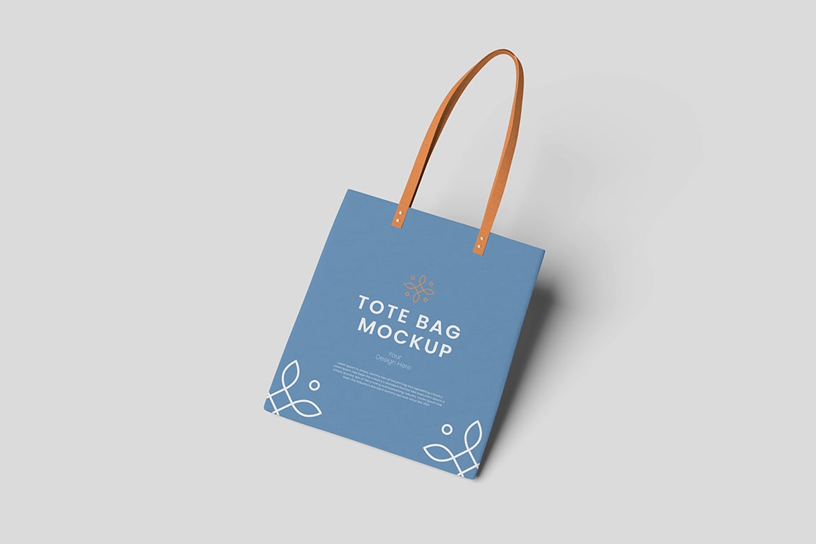 帆布手提袋设计样机模版 Tote Bag Mockup