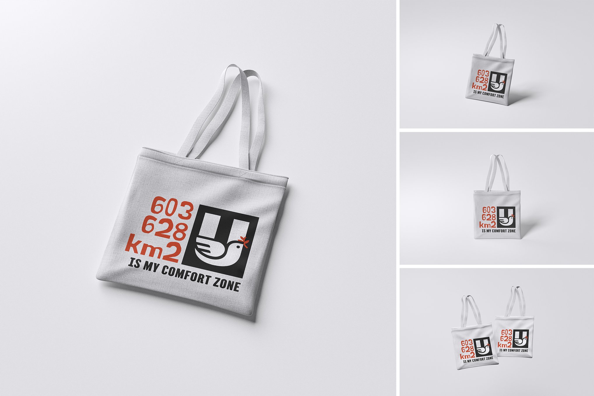 帆布手提袋设计展示样机 Tote Bag Mockup