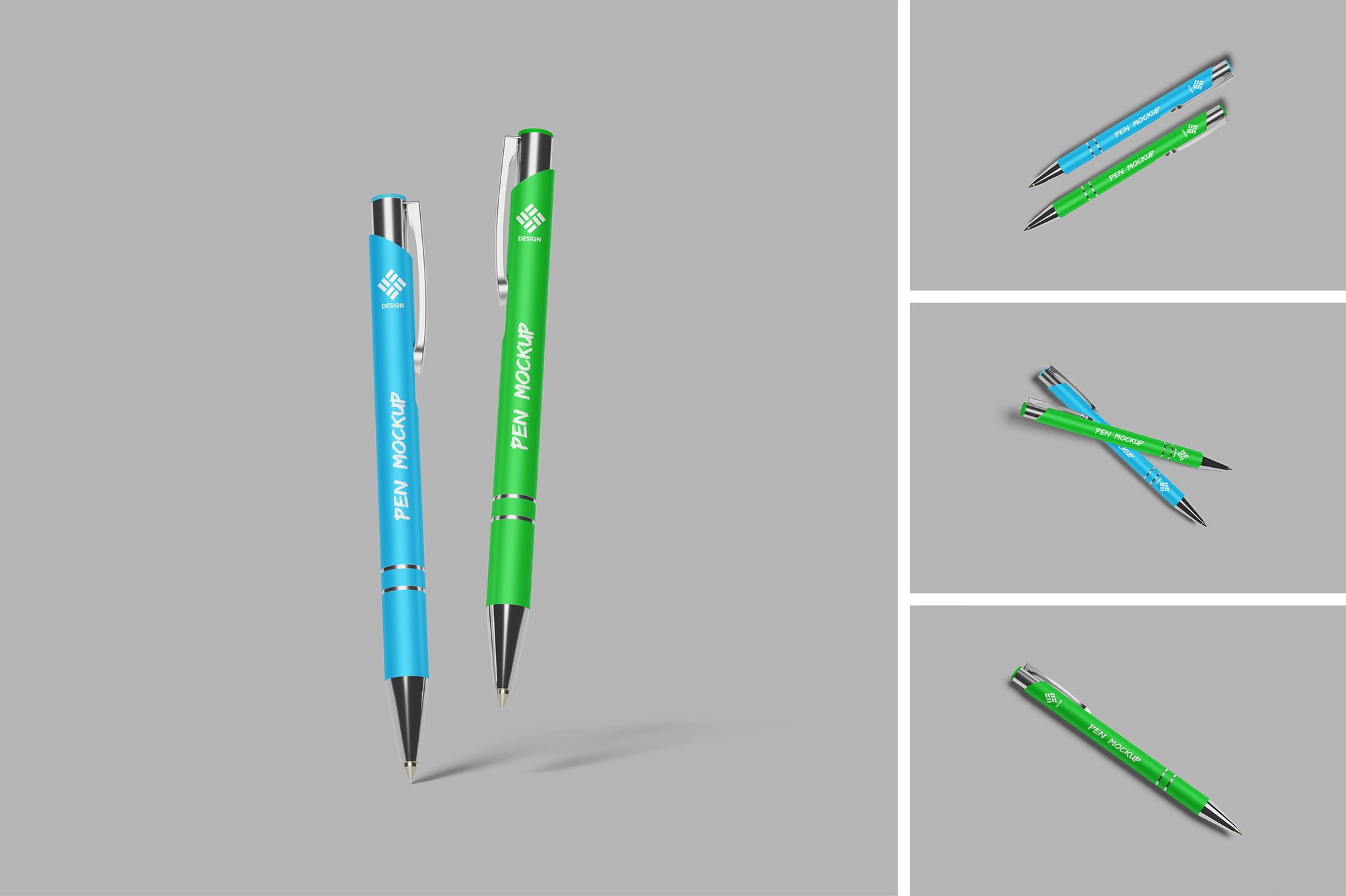 精美笔具设计展示样机 Pen Mockups Set