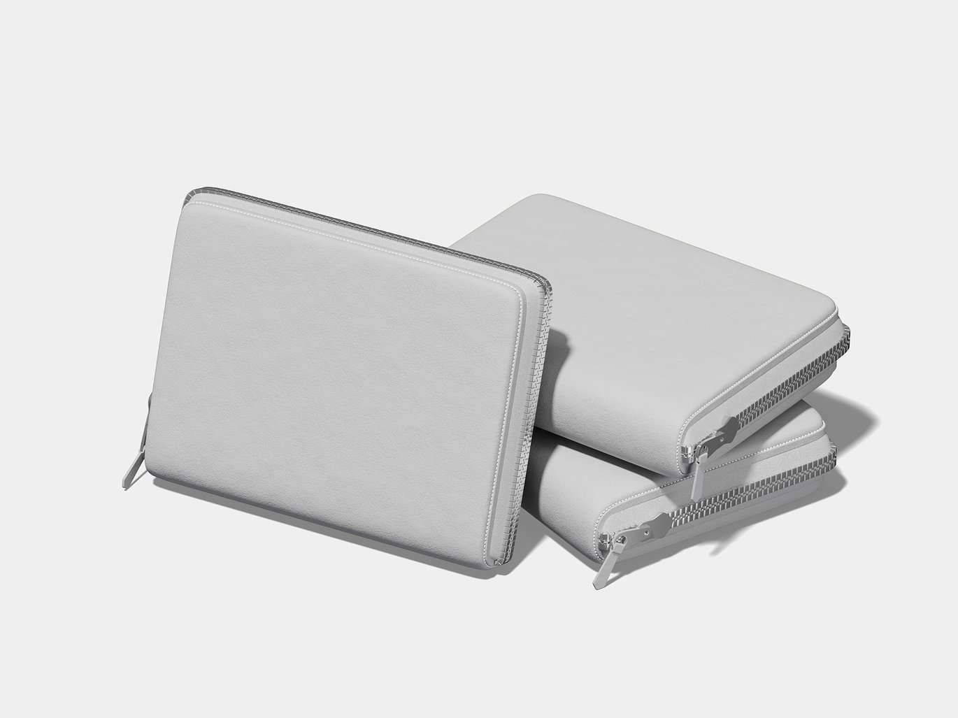 钱包皮具设计展示样机 Wallet Mockup