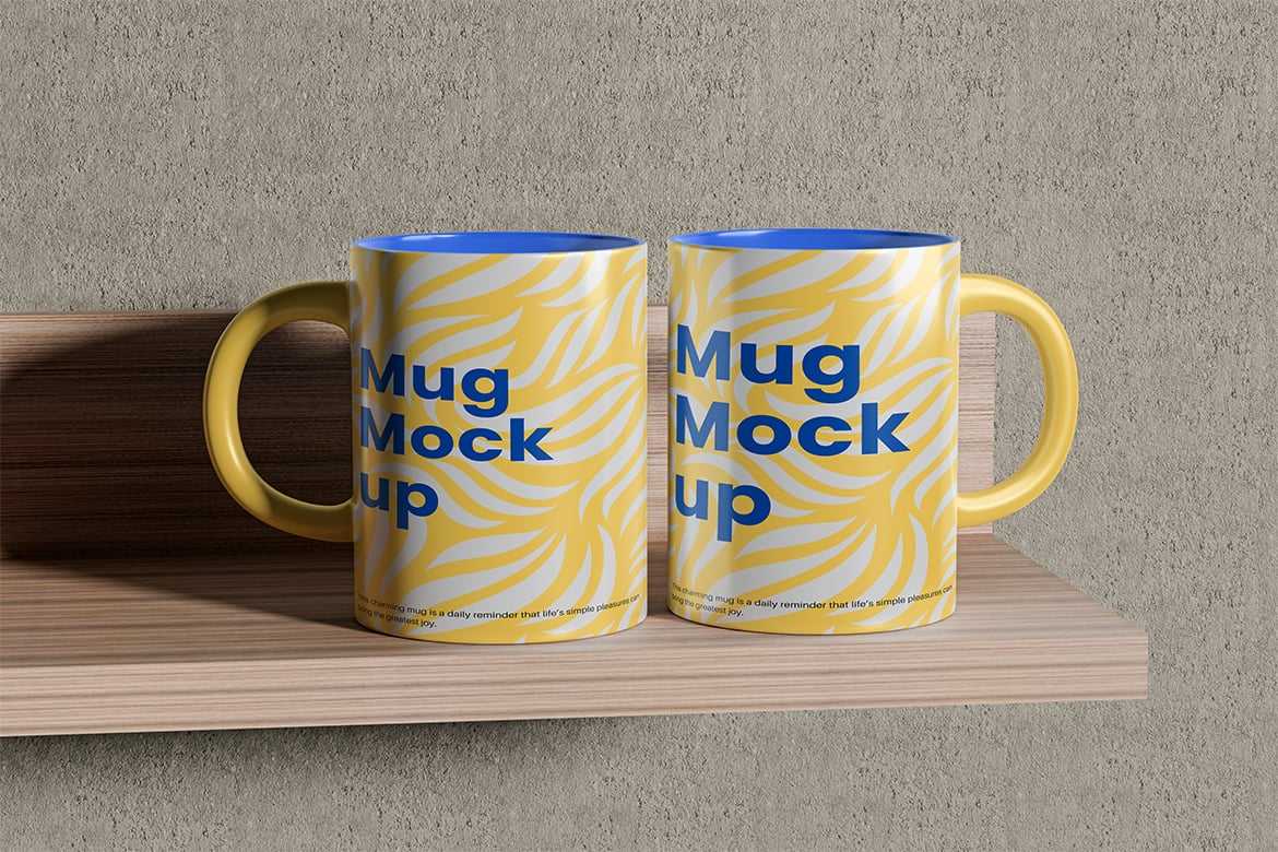 马克杯设计展示样机 Mug Mockup