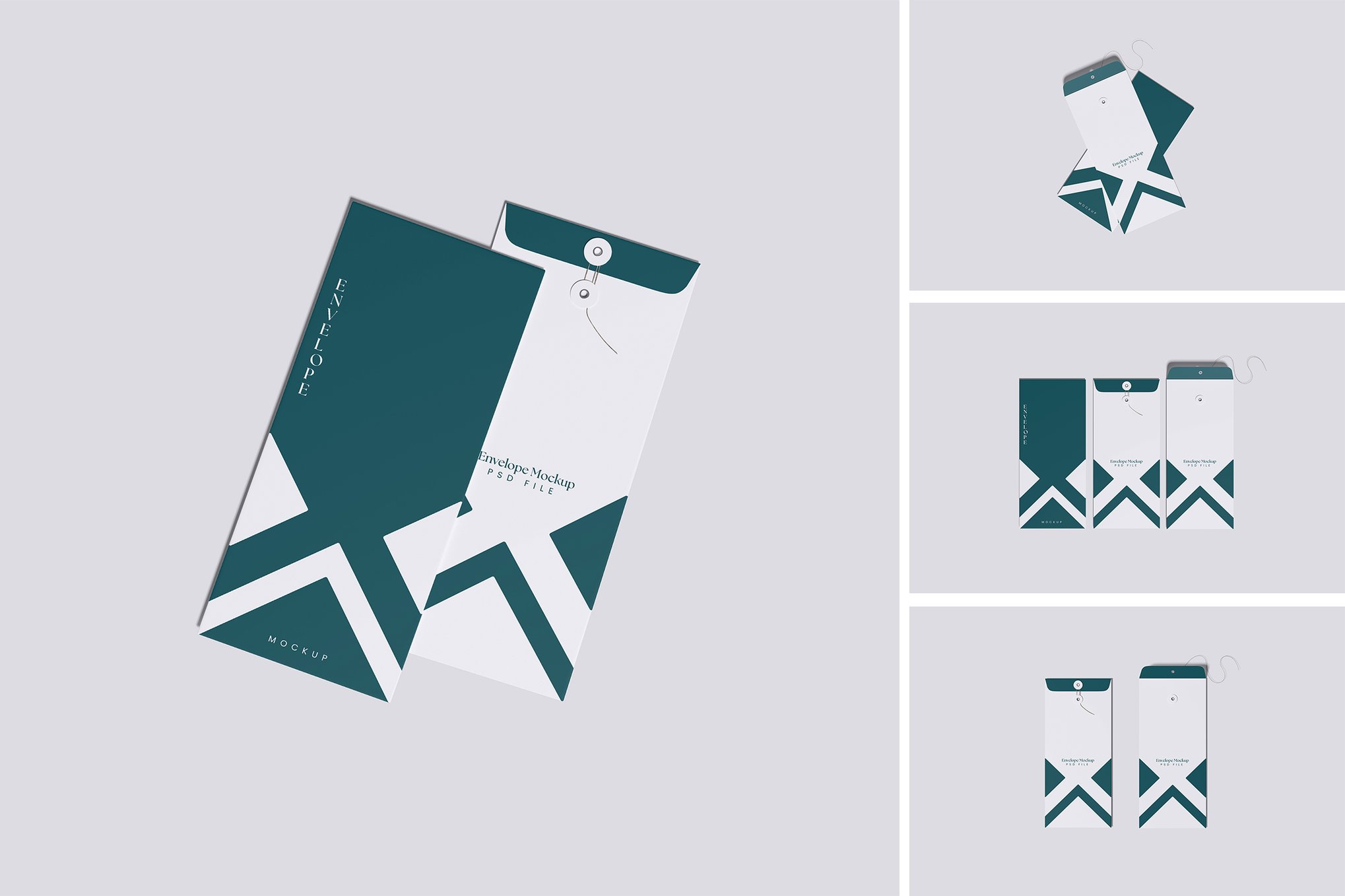 商务信封设计展示样机 Envelope Mockup