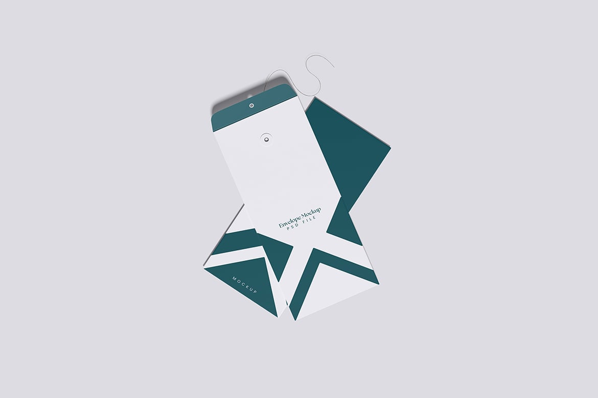 %title插图%num 商务信封设计展示样机 Envelope Mockup