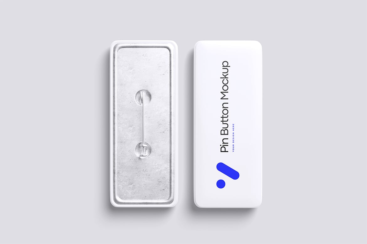 徽章按钮设计样机 Pin Button Mockup