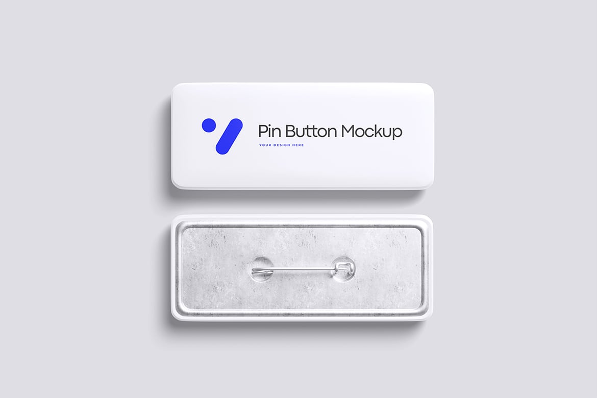 徽章按钮设计样机 Pin Button Mockup