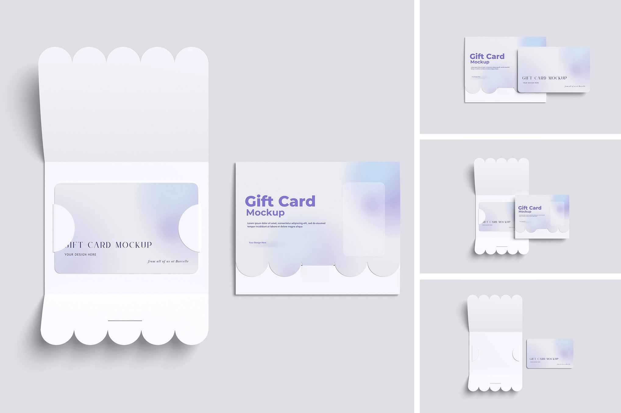 NFC礼品卡设计样机 Gift Card Mockup