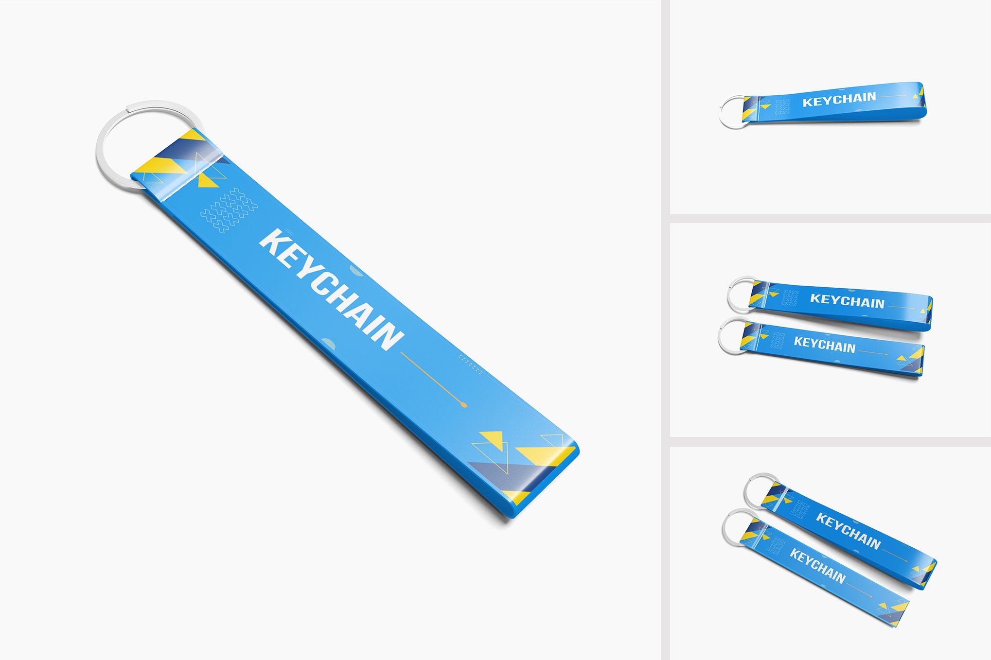 品牌钥匙扣展示样机 Keychain Mockup