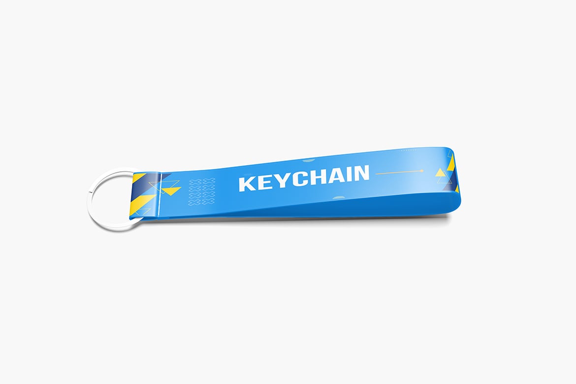 品牌钥匙扣展示样机 Keychain Mockup