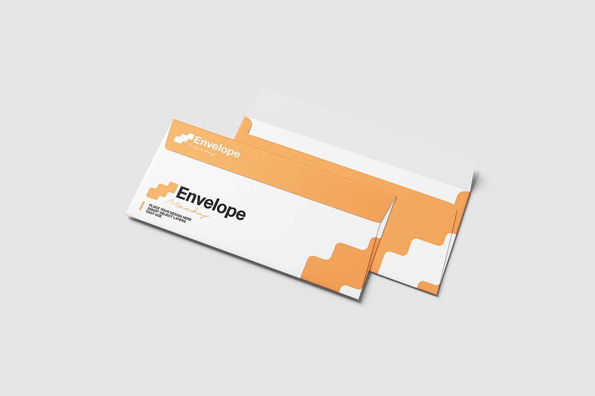 %title插图%num DL尺寸信封设计样机 Envelope Mockup