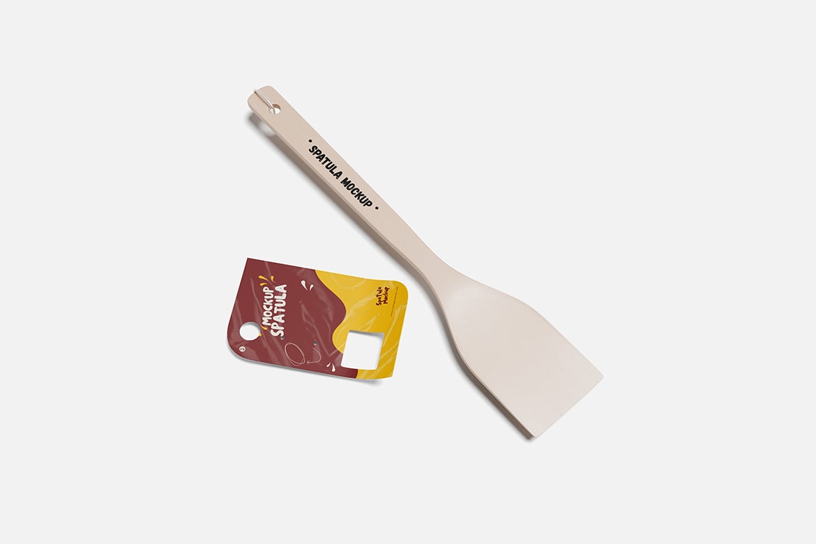 厨用刮刀展示样机 Spatula Mockup