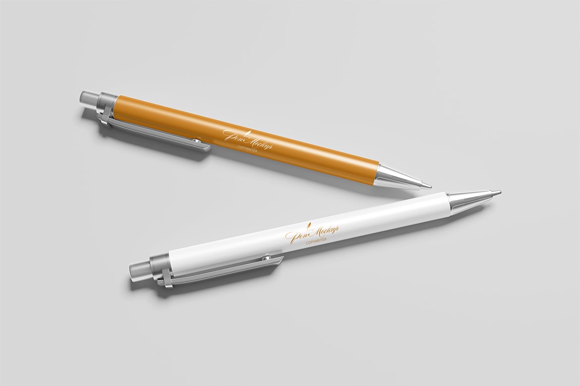 文具笔具设计样机 Pen Mockup