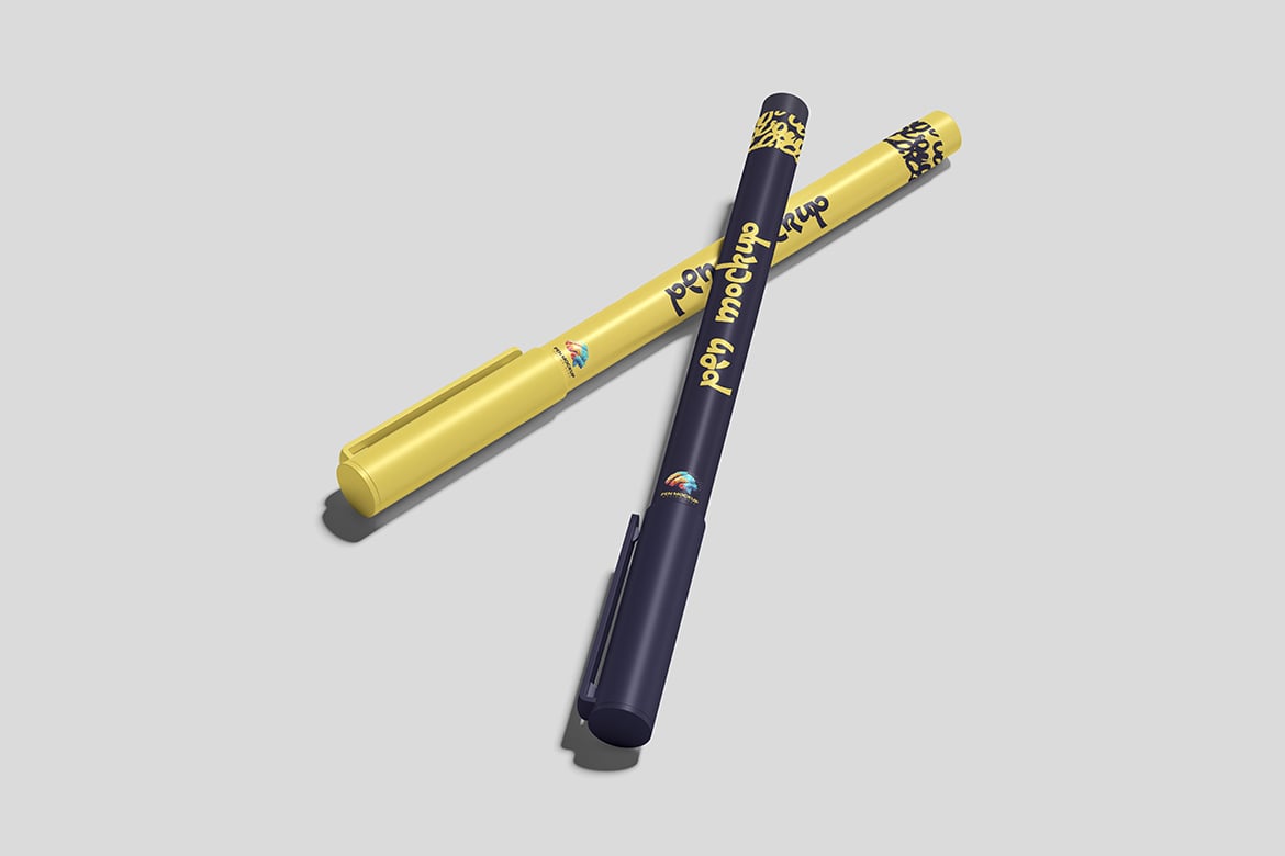 文具笔具签字笔设计样机 Pen Mockup
