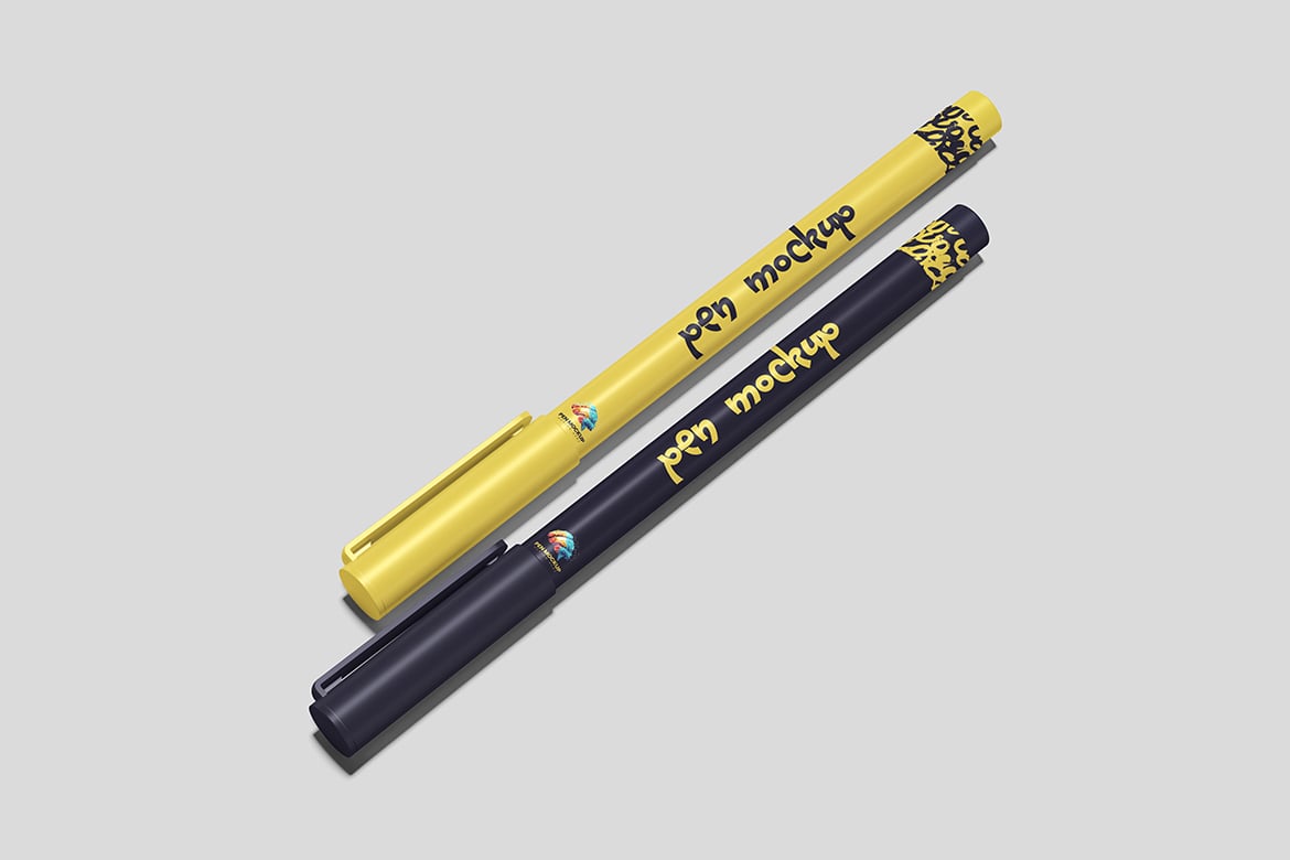 文具笔具签字笔设计样机 Pen Mockup