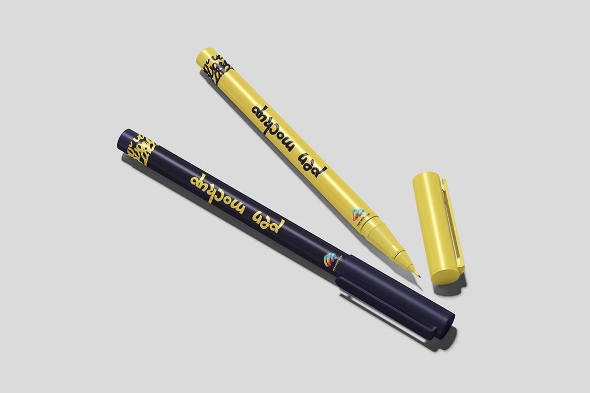 文具笔具签字笔设计样机 Pen Mockup