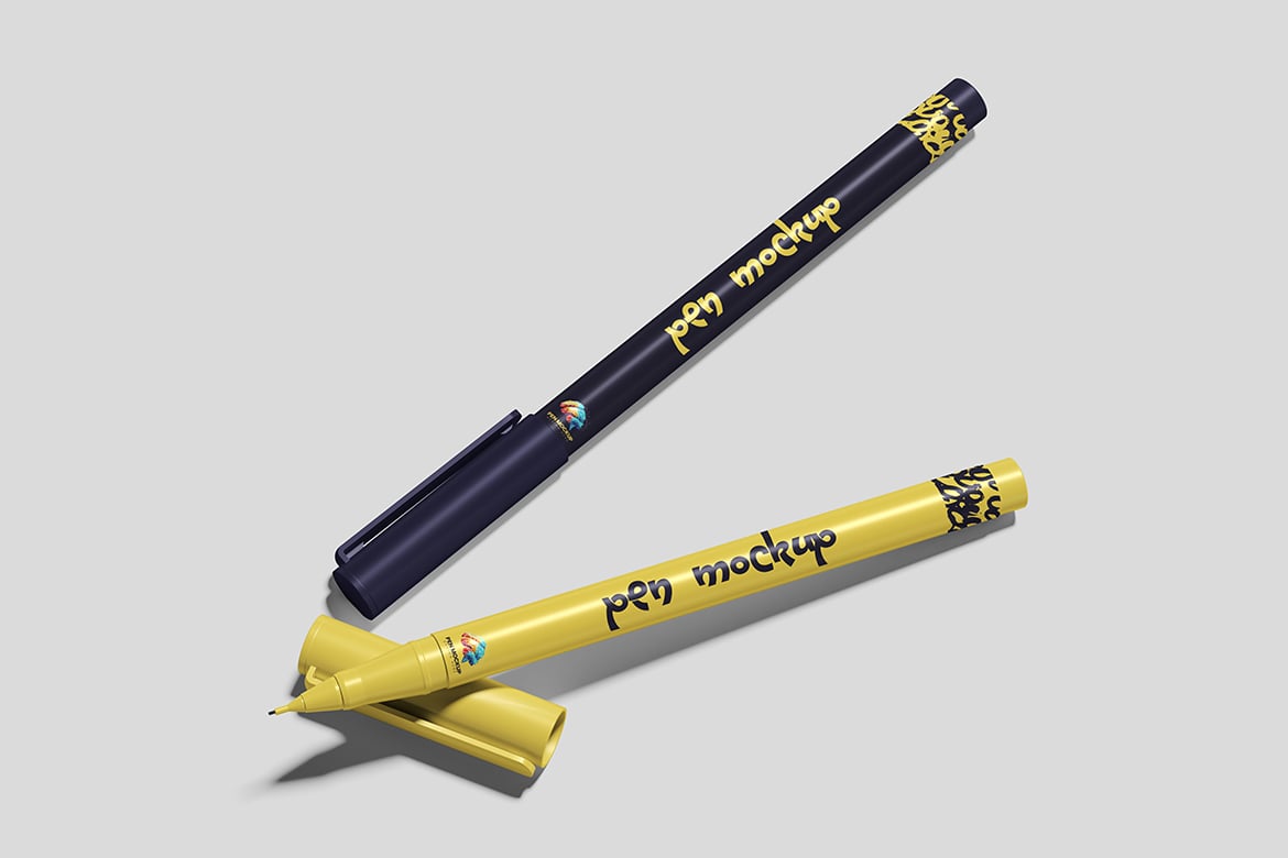 文具笔具签字笔设计样机 Pen Mockup