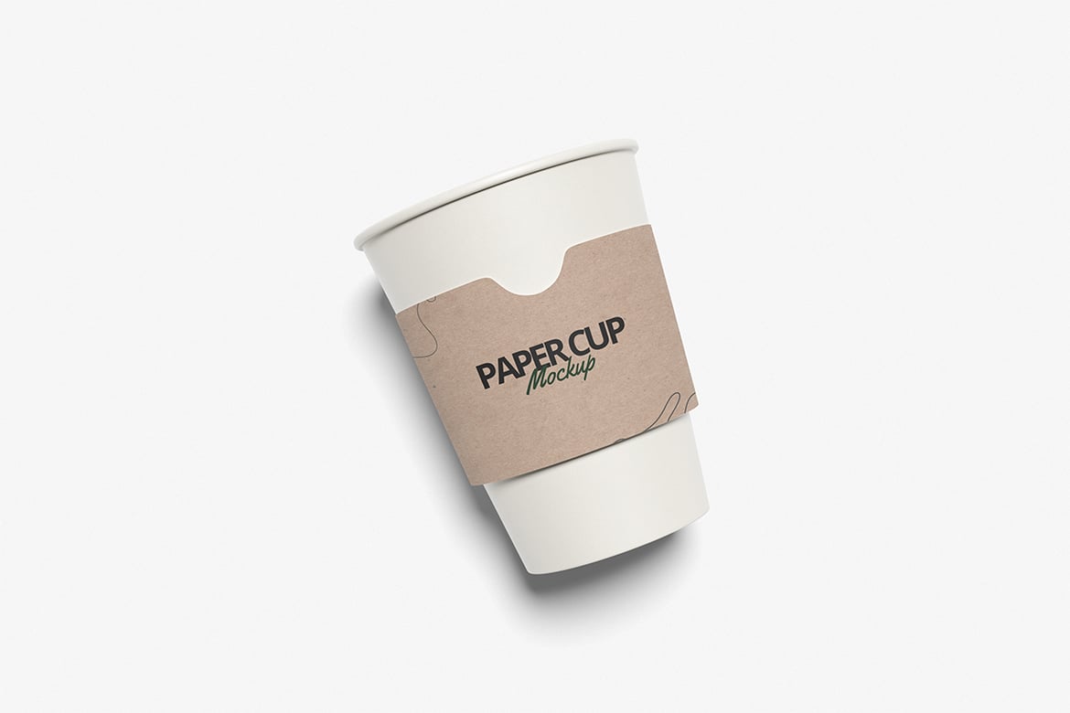 纸质饮料杯设计样机 Paper Cup Mockup