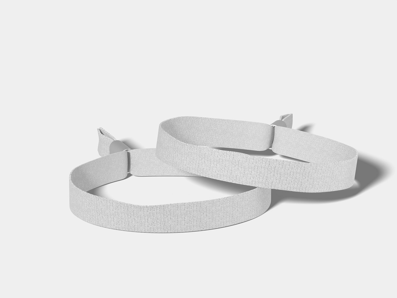 活动织物腕带设计样机 Event Fabric Bracelet Mockup