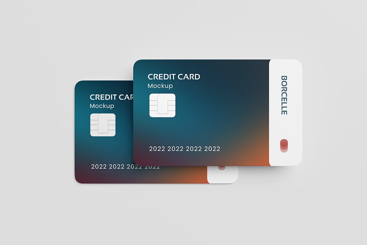 商务信用卡展示样机 Credit Card Mockup