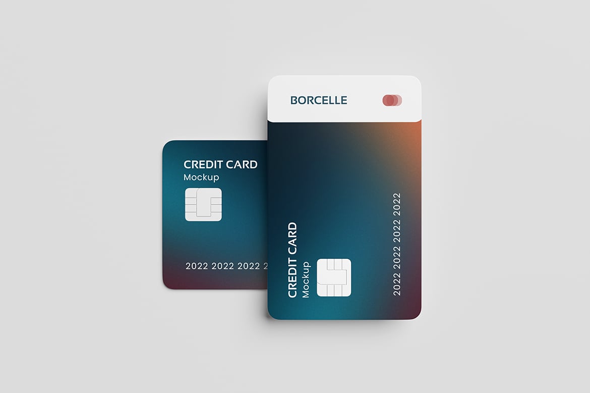 商务信用卡展示样机 Credit Card Mockup